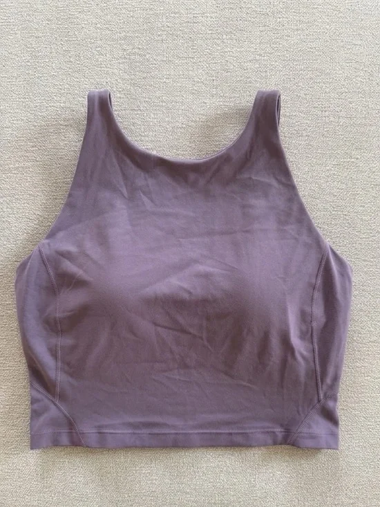 lululemon athletica Mauve High-Neck Crop Tank
