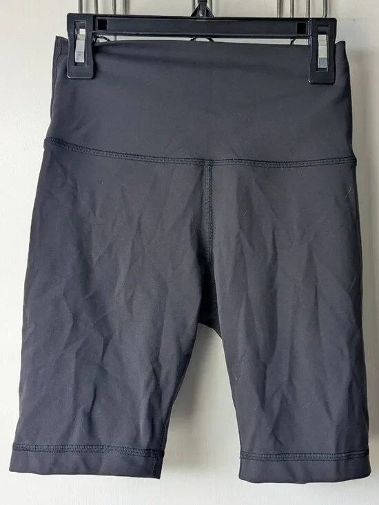 Lululemon Athletica Black Align High Waisted Shorts Size 4