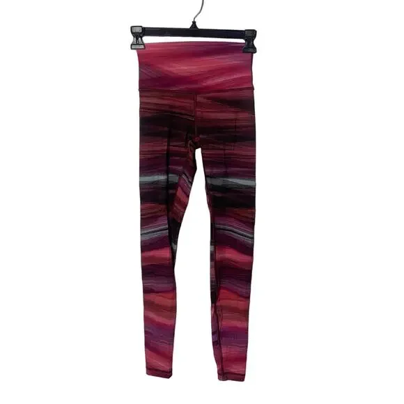Lululemon Wunder Under High Rise Tight Eiko Pink Print