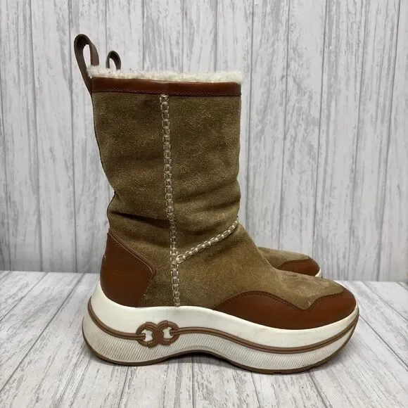 Womens Size 6 Tory Burch Gemini Link Platform Boots