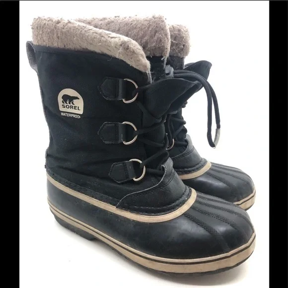 Sorel Winter Waterproof dark brown duck boots