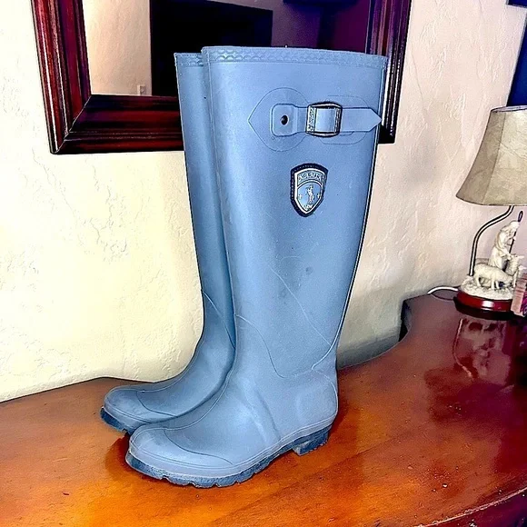 Kami Tall Rain‎ Boots Gray Size 9