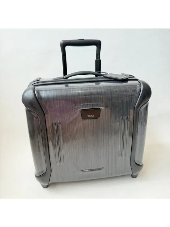 TUMI Compact Brief Rolling Carry-On Spinner Luggage Black/Gray