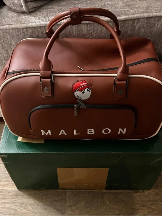 MALBON Boston Luggage Travel bag w/retractable handle, separate shoe compartment
