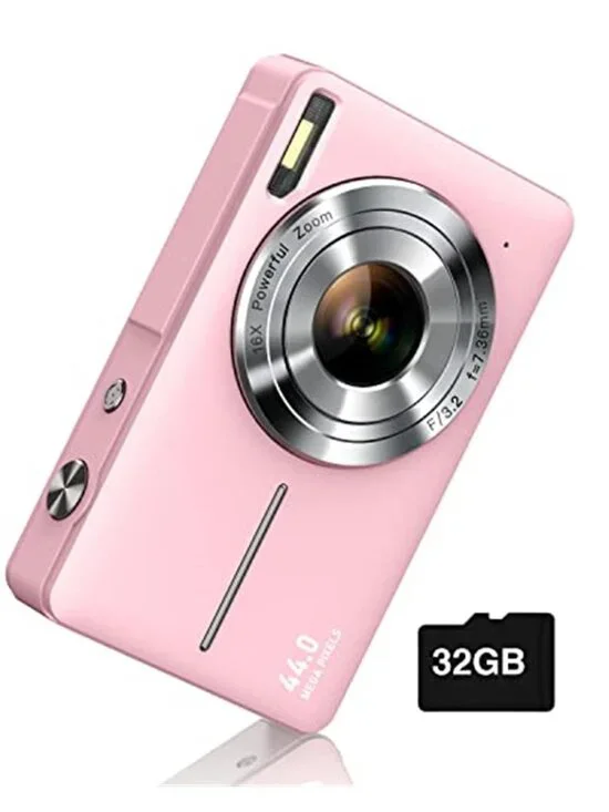 Digital Camera, FHD 1080P Digital Point and Shoot Camera with 16X Zoom Anti