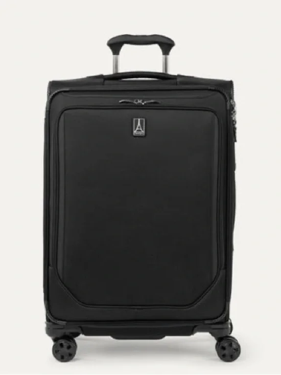 Travelpro Crew Classic Medium Check-In Black Spinner Luggage Classic Travel Case