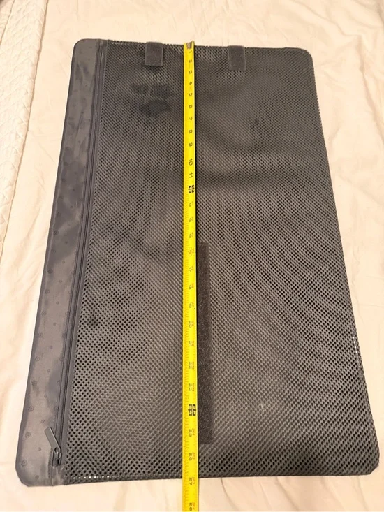 Authentic Rimowa Black Mesh Portfolio Organizer 27” x 16.5” (stained)