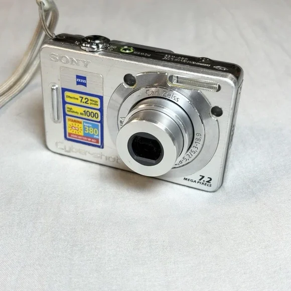 Sony Cyber shot Dsc -w55 Digital Camera Silver