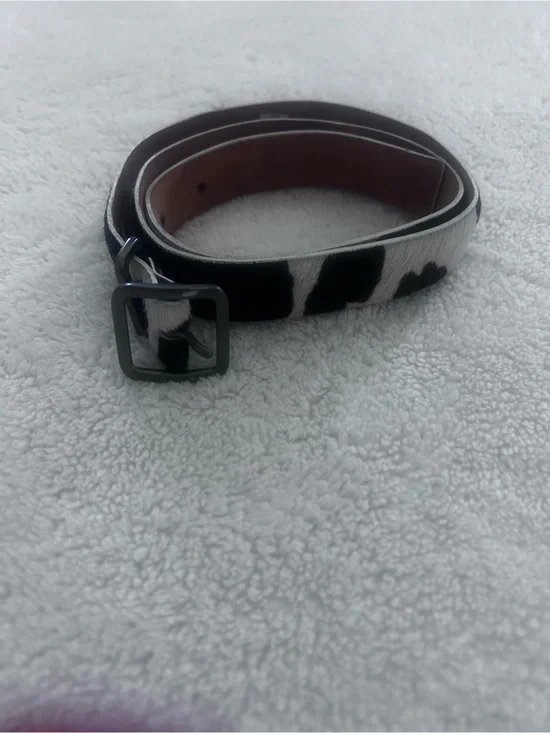 Banana Republic Genuine Haircalf Leather Belt