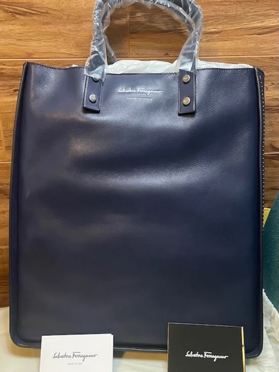 Salvatore Ferragamo -  Studded Shopper Tote - MSRP 1300 - Made in Italy