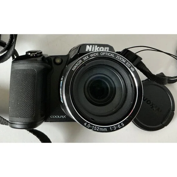 Nikon Coolpix‎ L840 Digital Camera 38x Zoom Black Case Logic Bag Bundle