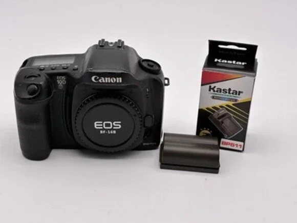 Canon EOS 10D DSLR Camera Body – FOR PARTS / REPAIR Powers On, ERR After Shutter