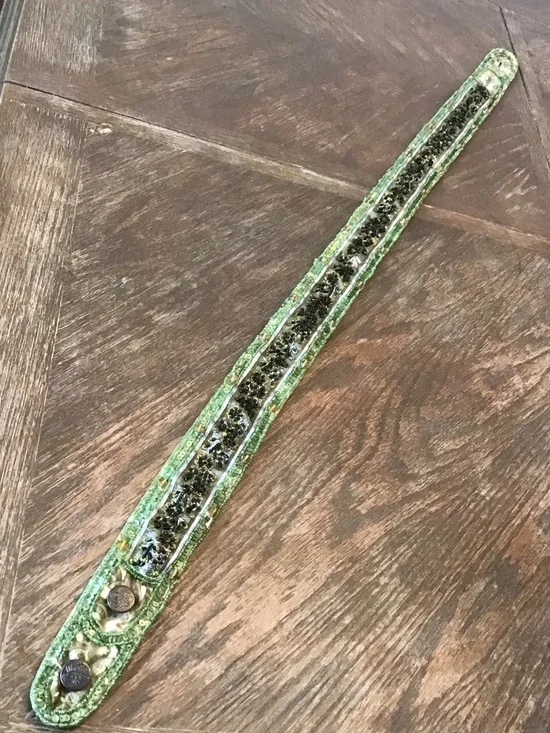 Vintage Hand-Beaded Bohemian statement belt from Ibisco Y2K