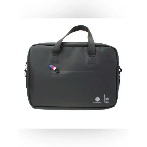 Outerknown Black GOT BAG Business Laptop Bag in black NWT