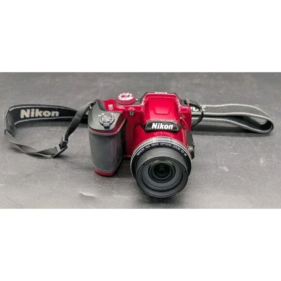 Nikon Coolpix B500 Digital Camera Red 16.0MP 40X Wide Optical Zoom