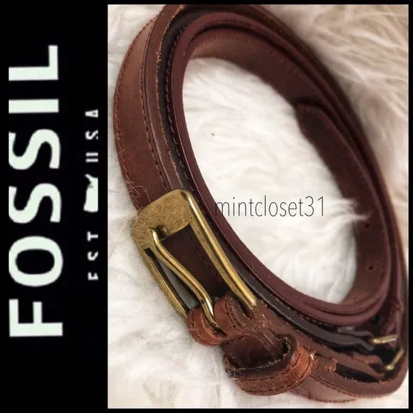 Fossil Leather Belt