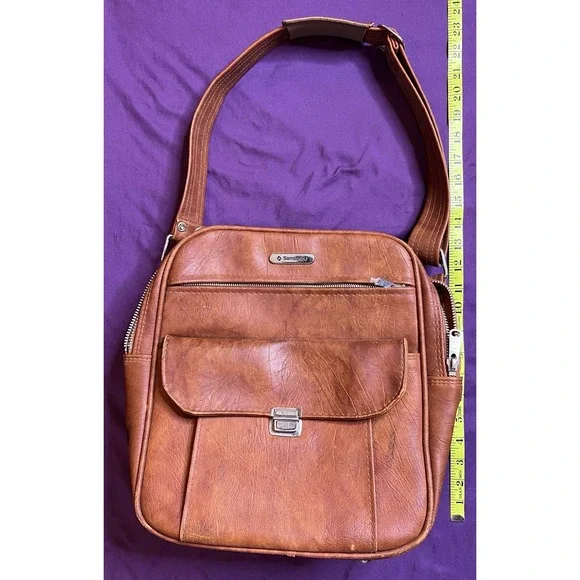 Samsonsite‎ Sonora Shoulder/Carry On Bag/Luggage Vintage 1970s Brown EUC