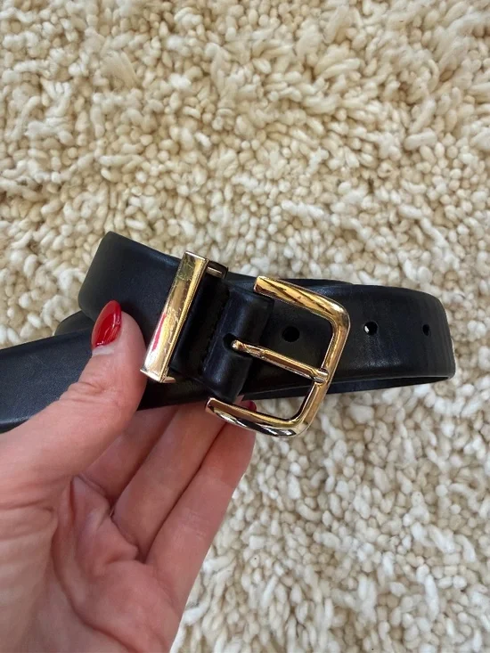 Anthropologie belt w/ gold buckle