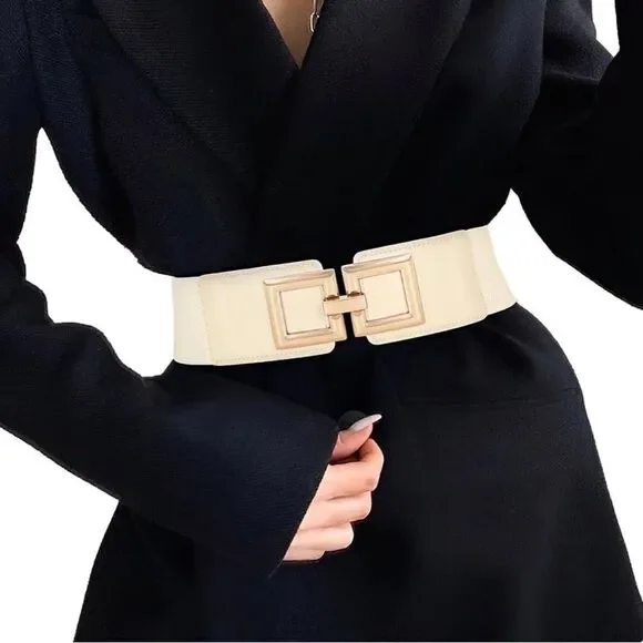 Wide Fashion Belt Elastic Band
