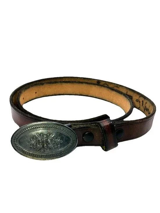 Vintage sterling Belt w Buckle Western Native Navajo Craft Masters