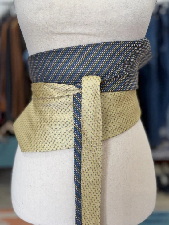 Tie Waist Belt Silk Ties Menswear