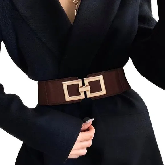 Wide Fashion Belt Elastic Band