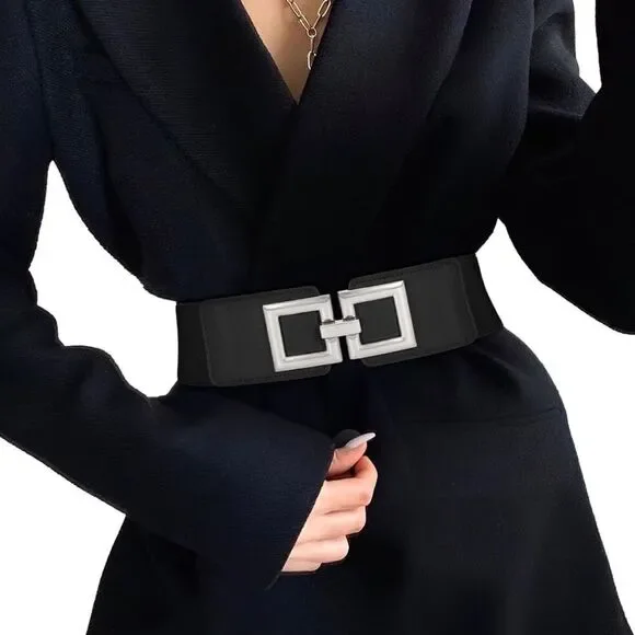 Wide Fashion Belt Elastic Band