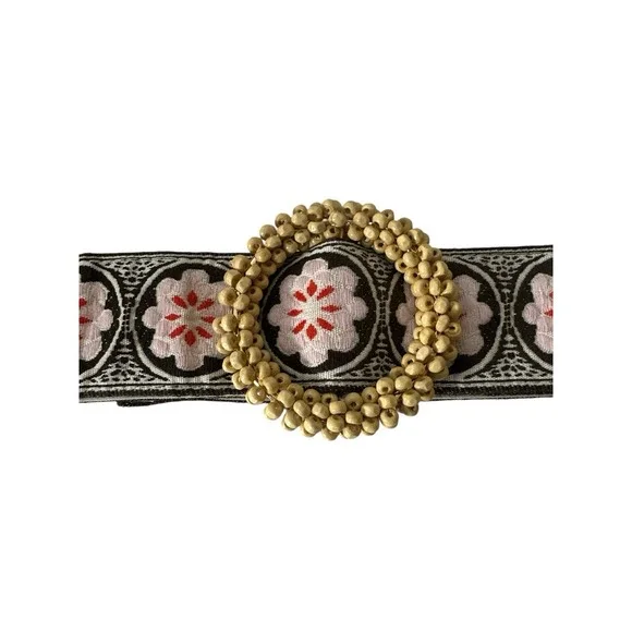 New POL Belt Women's Floral Adjustable Cloth One Size Boho‎ Bohemian Long New
