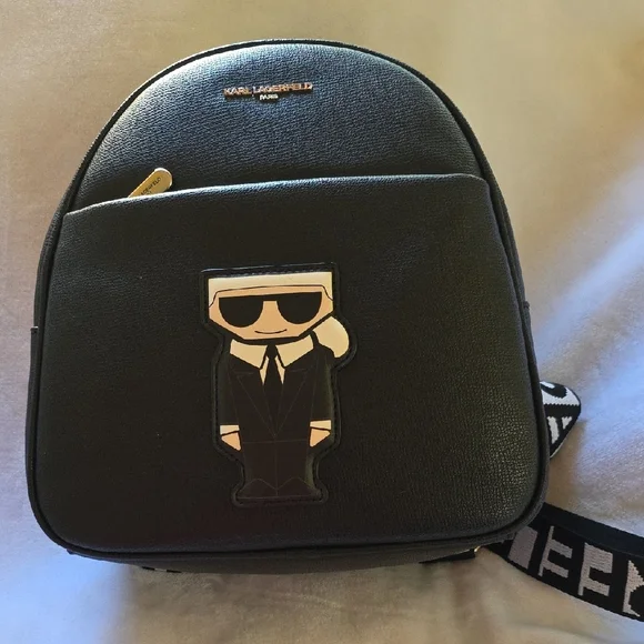 Karl Lagerfeld Black‎ Backpack