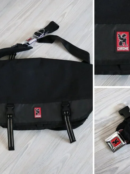 Chrome Industries Messenger Bag 24L Citizen Large Made USA Y2K Travel Cycling