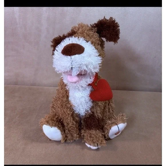 Hallmark Battery Operated Animated Plush Dog w/ Sound Press Here Paw (85)