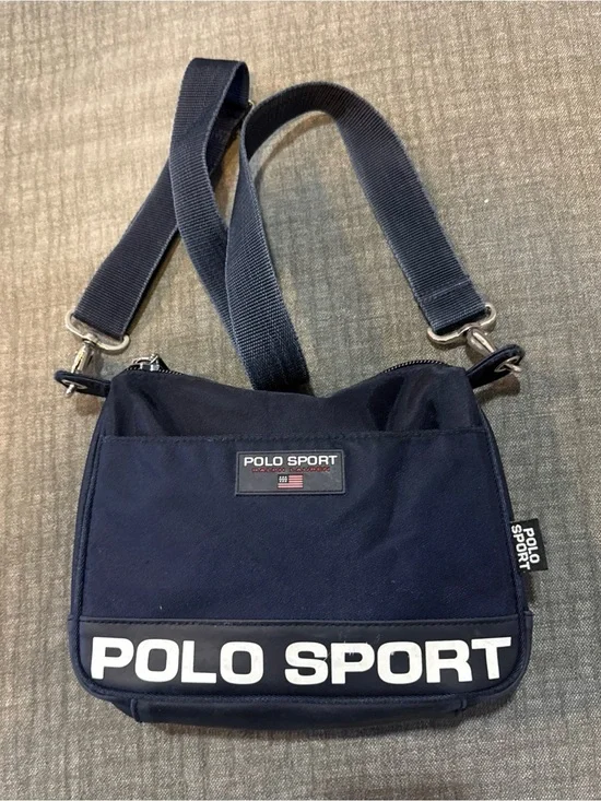 Polo by Ralph Lauren Navy Polo Sport Shoulder Bag