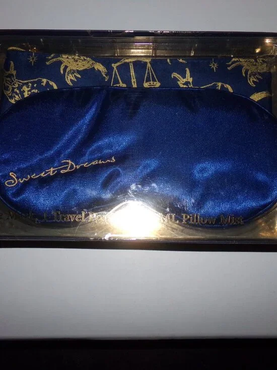 New 3 Sun Sweet Dreams Sleep Gift Set Eye Mask Travel Pouch Lavender Pillow Mist