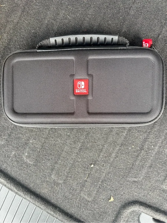 Nintendo Black Switch Carry Case with Red Logo