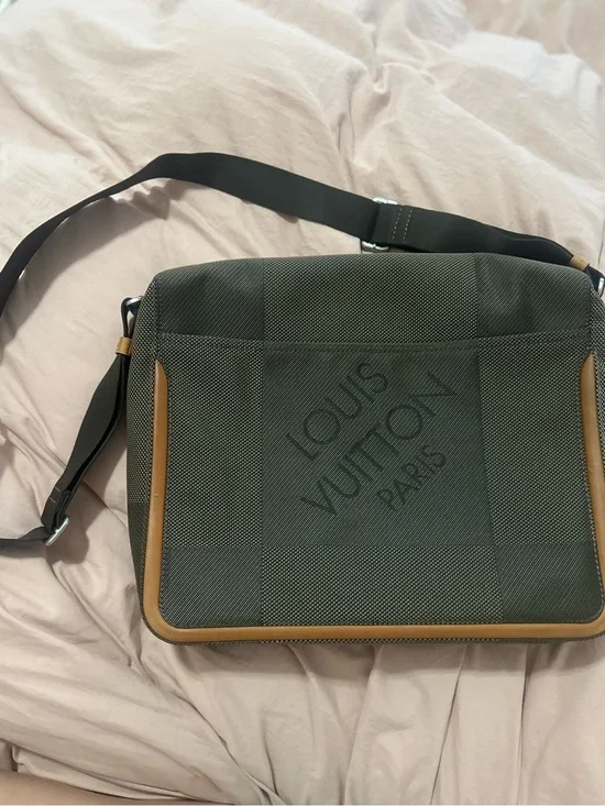 Authentic Louis Vuitton Messenger Bag with Brown Trim with dust bag!