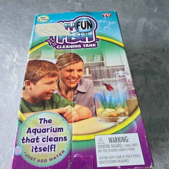 As Seen On TV My Fun Fish Tank - Brand New In Box - Kids Self-Cleaning Aquarium