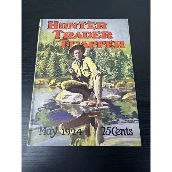Hunter Trader Trapper May 1924 Vintage Hunting Trapping‎ Magazine Antique