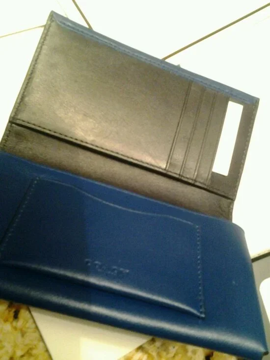 NWT Coach Men's Perforated Leather Phone Clutch Wallet MSRP