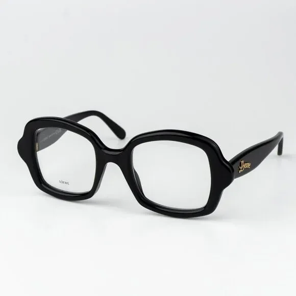 Loewe CURVY Women Eyeglasses Black Square LW50066I 001 BRAND NEW