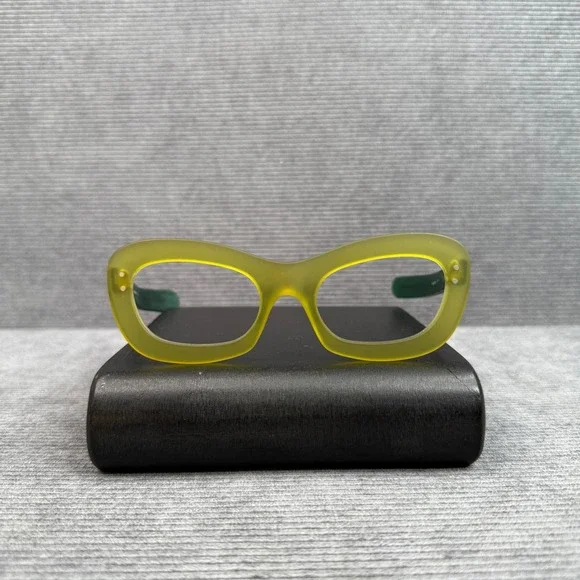 Danilo Carraro by Kador Venice‎ Eyeglasses Green Cat Eye Frames Italy 52-21-145