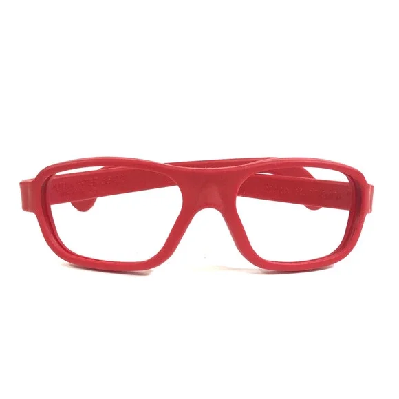 Solo Bambini Eyeglasses Frames SCOUT MASTER Tomato Red Wrap Rubberized 55-22-145