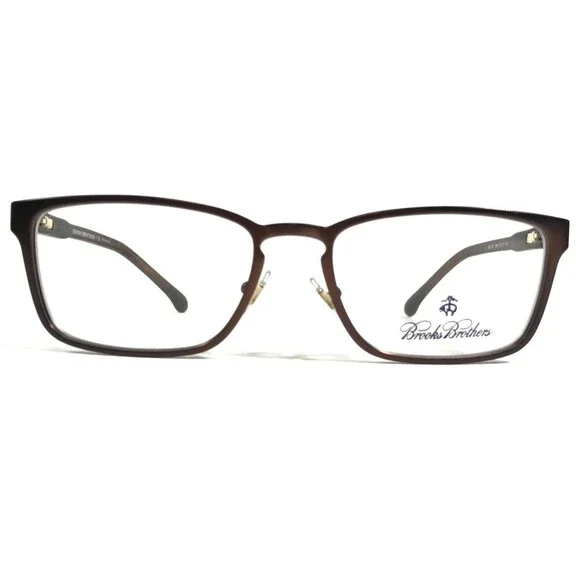 Brooks Brothers Eyeglasses Frames BB1031 1664 Brown Rectangular 53-17-140