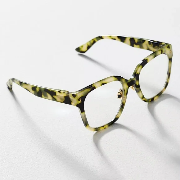 NEW Anthropologie Peepers Piper Square Blue Light‎ Filtering Reader Glasses+2.25