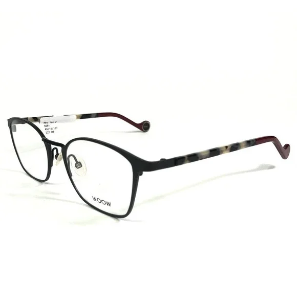 WOOW Eyeglasses Frames Hey You 2 Col.9201 Black Red Gray Tortoise 49-18-137