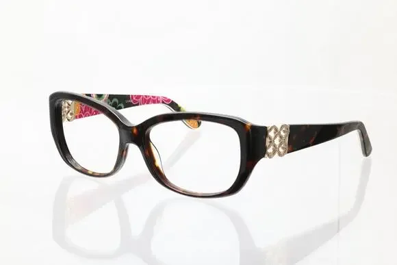 Vera Bradley VB Maxine Ziggy Zinnia(ZZA) 55-16-130 Eyeglasses FRAMES ONLY - GOOD
