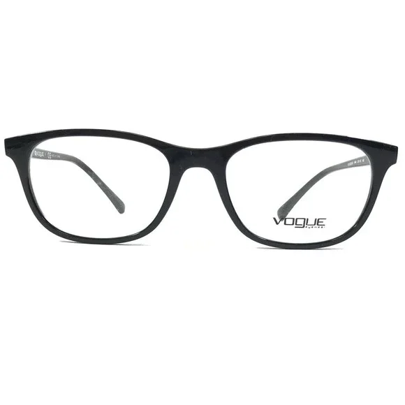 Vogue Eyeglasses Frames VO5225-B W44 Black Square Full Rim 53-18-140