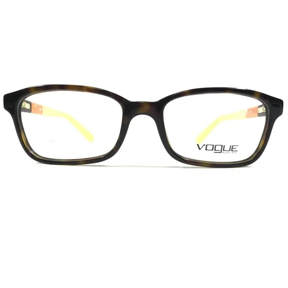 Vogue Eyeglasses Frames VO5070 W656 Yellow Tortoise Rectangular 48-16-130