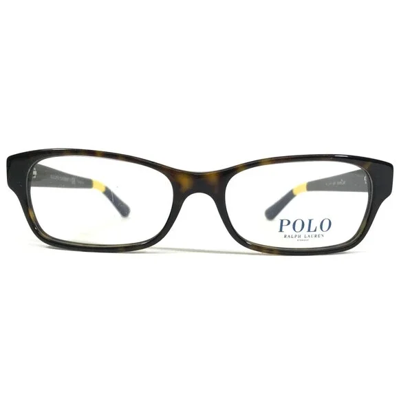 Polo Ralph Lauren Eyeglasses Frames PH2147 5574 Black Tortoise Yellow 52-16-140