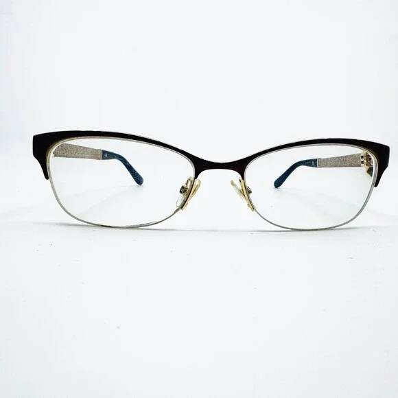 Little League Baseball Eyewear Glasses Youth Brown Glitter Cat Eye 44-17-130