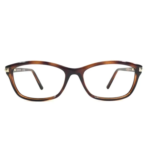Valentino Eyeglasses Frames V2653 214 Tortoise Brown Cat Eye Full Rim 53-16-135